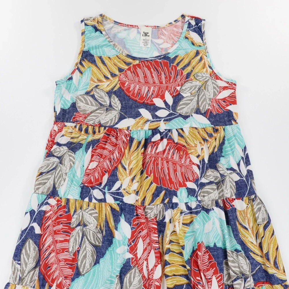 Sew In Love Women's Sleeveless Floral Print Knee Length Dress Multicolor Size S - Picture 2 of 8